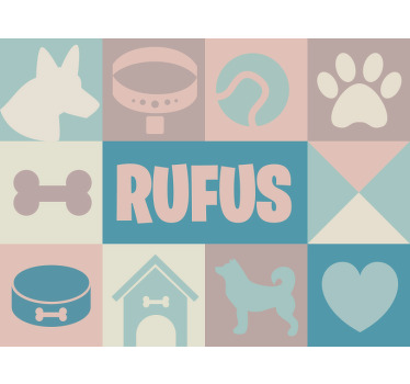 Estor enrollable habitación perros personalizados - TenVinilo