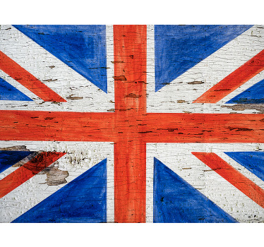 Estor enrollable habitación estilo urbano bandera uk - TenVinilo