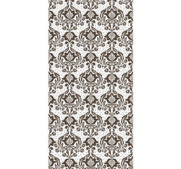 Estor enrollable habitación flores ornamentales - TenVinilo