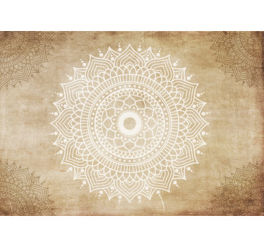 Beige rullegardin med gammelt papir tekstur - TenStickers