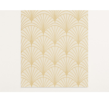 Vintage roller blind in 1920s fan art deco style - TenStickers
