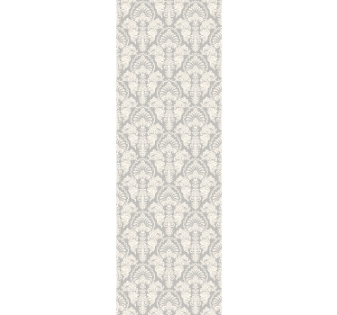 Retro rullegardin med elegant blomsterdesign - TenStickers
