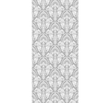 Vintage roller blind elegant damask design - TenStickers