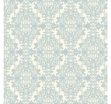 Rollo fenster vintage grünes muster - TenStickers