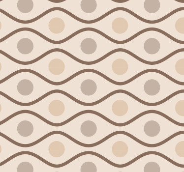 Rollo fenster vintage beige im 70er jahre stil - TenStickers
