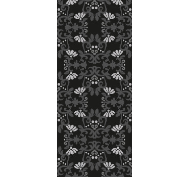 Rolo zavjese berba u crnom klasičnom damask stilu - TenStickers