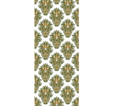 Rolo zavjese berba u osnovnom damask stilu - TenStickers