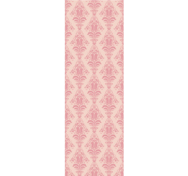 Vintage stor perde fransız eyaleti pembe çiçek deseni - TenStickers