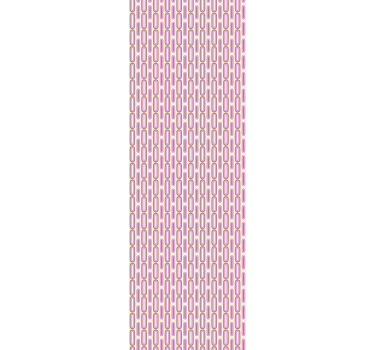 Vintage stor perde pembe geometrik 70'ler şekli - TenStickers