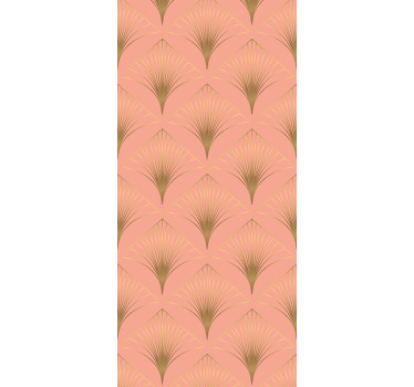 Rollo fenster vintage mit goldenem pfeilspitzenmuster - TenStickers