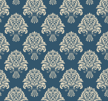 Rollo fenster vintage im barocken blumendesign - TenStickers