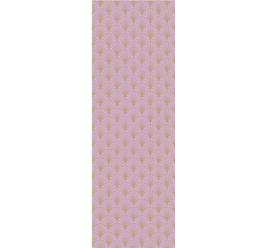 Rollo fenster vintage im pink-goldenen schuppenmuster - TenStickers