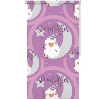Pink roller blind for sweet dreams - TenStickers