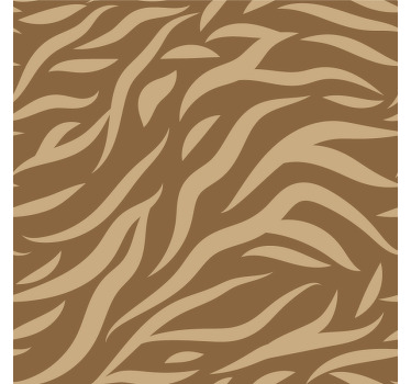 Living room blind in brown and beige tiger pattern - TenStickers