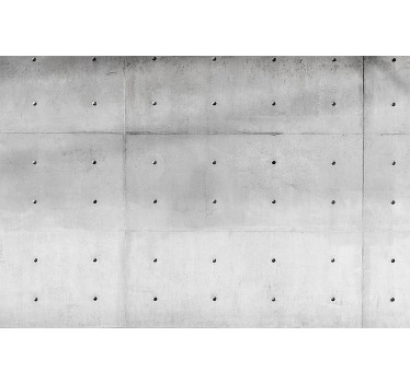 Living room blind with industrial cement design - TenStickers