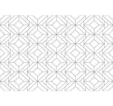 Roletai baltas japandi geometrinis raštas - „Tenstickers“