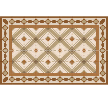 Estor enrollable beige azulejos portugueses - TenVinilo