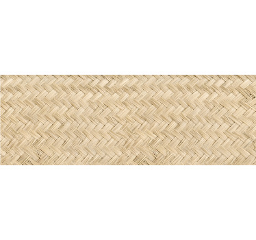 Tenda a rullo beige area in paglia - TenStickers