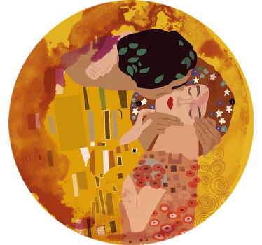 Toile fenêtre chambre le baiser de klimt - TenStickers