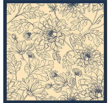 Toile fenêtre chambre motif pivoine varié - TenStickers
