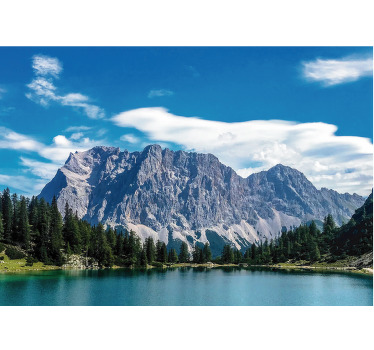Toile fenêtre chambre seebensee zugspitze en décoration - TenStickers