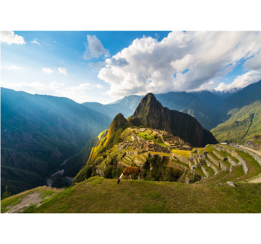 Machupicchu látvány csillogással - redőnyök hálószoba - TenStickers