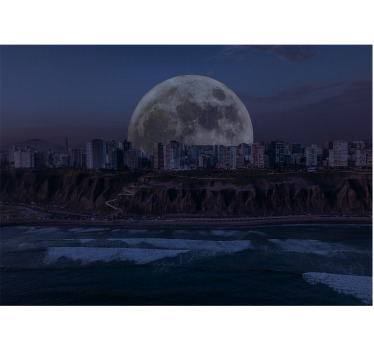 Costa verde lima éjszakai kilátás redőnyök hálószoba - TenStickers