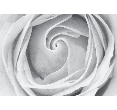 Living room blind 3d effect marble rose - TenStickers