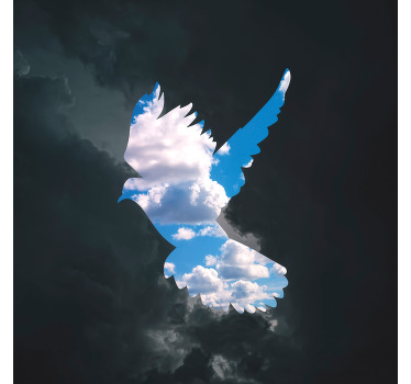 René magritte rauhanpöllöolohuoneenrullaverho - Tenstickers