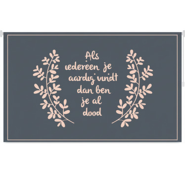 Toile fenêtre chambre citation inspirante sur la vie - TenStickers
