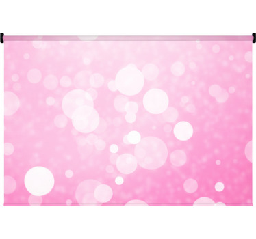 Toile fenêtre chambre lumières bokeh roses - TenStickers