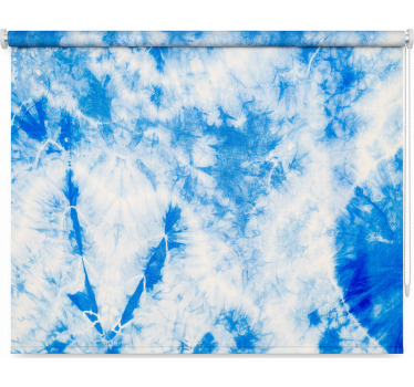 Toile fenêtre chambre dégradé bleu et blanc - TenStickers