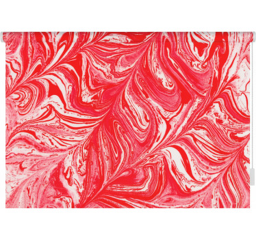 Toile fenêtre chambre texture ondulée rouge - TenStickers