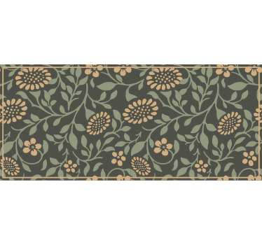 Toile fenêtre chambre tournesols vintage - TenStickers