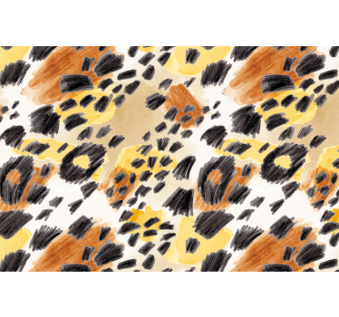 Toile fenêtre chambre motif animal félin - TenStickers
