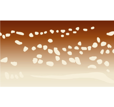 Toile fenêtre chambre peau de cerf - TenStickers