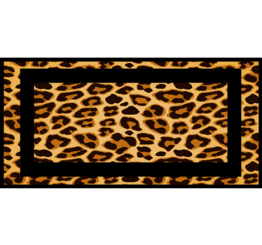 Toile fenêtre chambre tigre orange classique - TenStickers