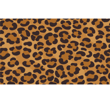 Toile fenêtre chambre peau de jaguar - TenStickers