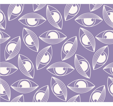 Toile fenêtre chambre tapis vinyle motif mystique lila - TenStickers