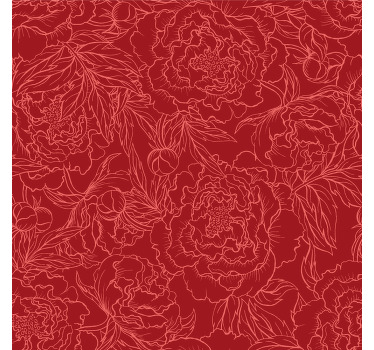 Toile fenêtre chambre design rose hollywood-regency - TenStickers