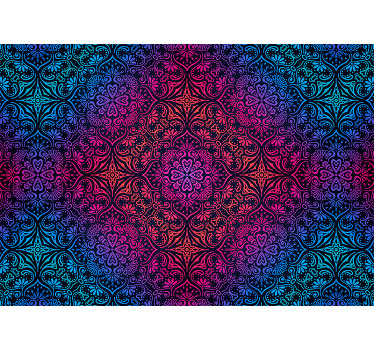 Bohemian mandala mantra redőnyök hálószoba - TenStickers