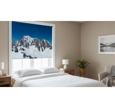 Mont-blanc táj redőnyök hálószoba - TenStickers