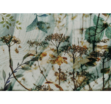 Estor enrollable habitación flora botánica - TenVinilo