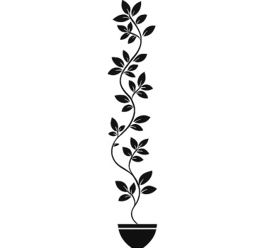 Estor enrollable blanco plantas trepadoras altas - TenVinilo