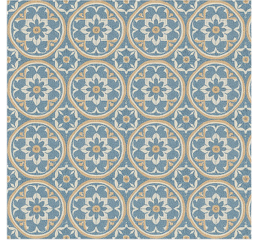 Tenda a rullo soggiorno stile azulejo mat - TenStickers