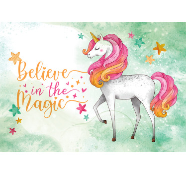 Estor enrollable infantil eres un unicornio mágico - TenVinilo