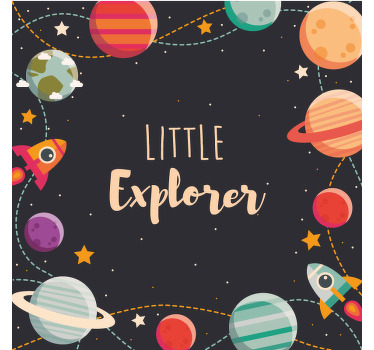 Estor enrollable infantil exploradores del espacio - TenVinilo