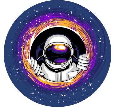 Estor enrollable infantil astronauta en el espacio - TenVinilo