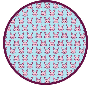 Estor enrollable infantil con conejitos anime - TenVinilo