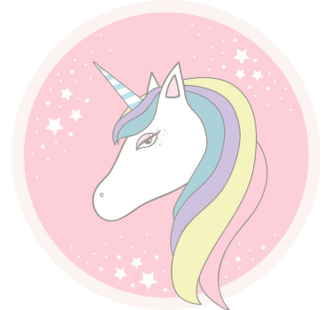 Estor enrollable infantil unicornio de dibujos fabulosos - TenVinilo